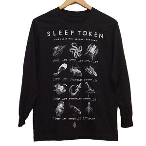 Sleep Token Black Graphic Band Long Sleeve Tee Unisex Small